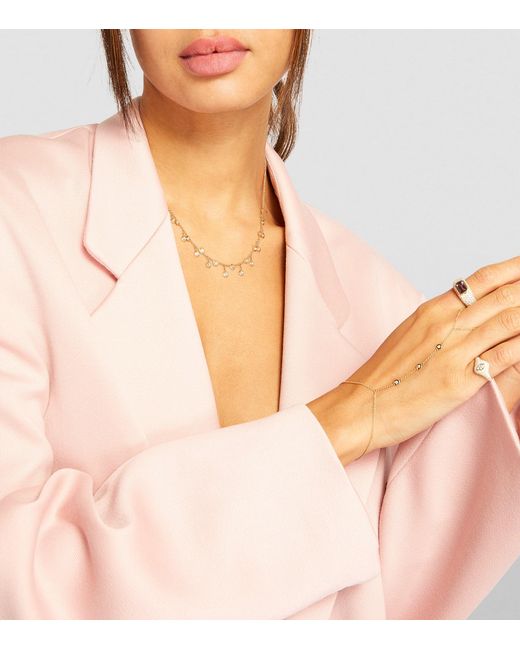Jacquie Aiche Metallic Diamond And Kunzite Ring