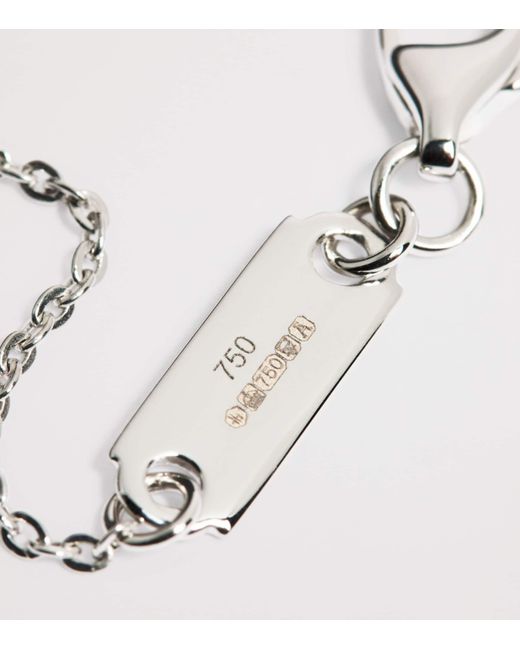 Harrods Metallic And Diamond Pendant Necklace