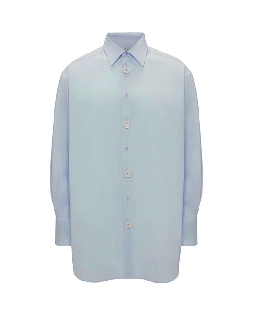 J.W. Anderson Blue Oversized Shirt for men