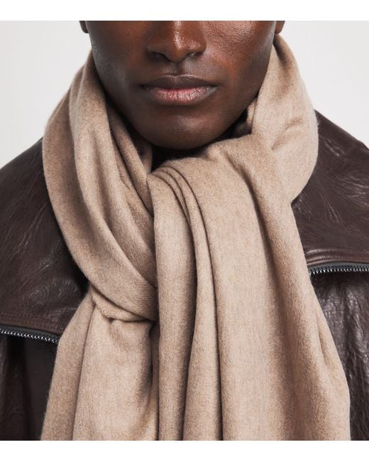 Johnstons Natural Cashmere Stole for men