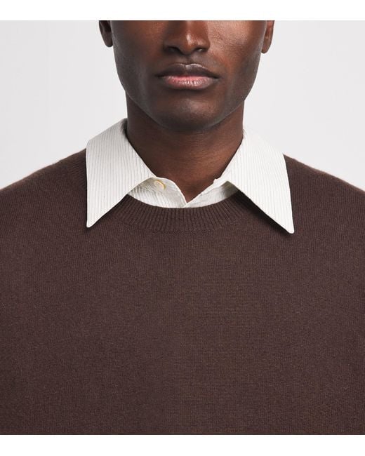 FRAME Brown Cashmere Sweater for men