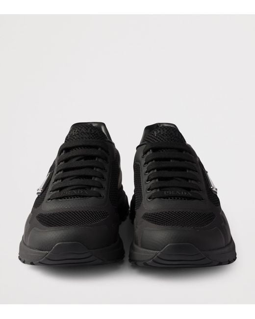 Prada Black Prax 2.0 Sneakers for men