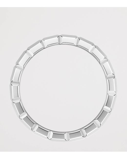 Chopard Metallic And Diamond Ice Cube Ring