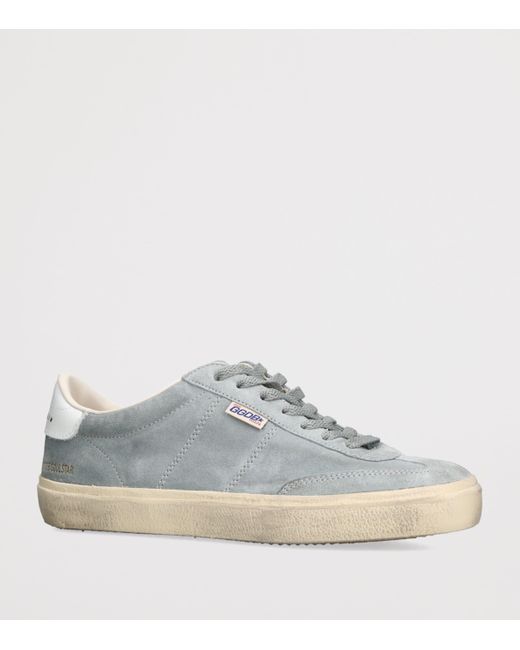 Golden Goose Deluxe Brand Gray Suede Soul Star Sneakers for men