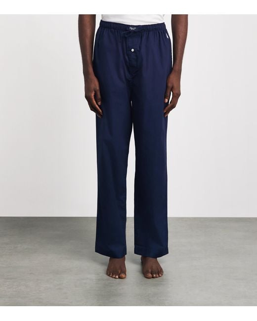 Polo Ralph Lauren Blue Cotton Polo Pony Pyjama Bottoms for men