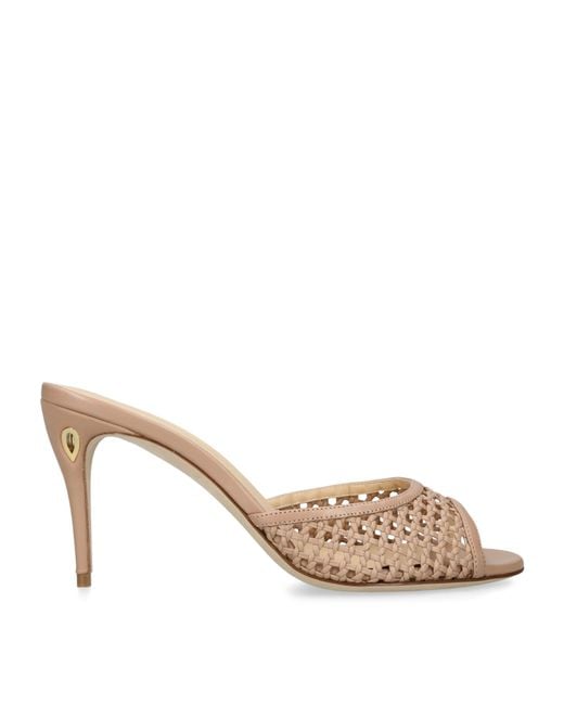 JENNIFER CHAMANDI Natural Leather Guido Mules 85