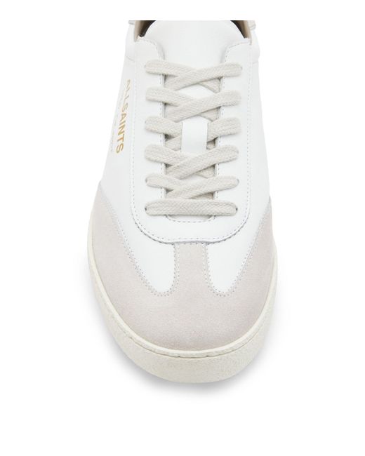 AllSaints White Leather Thelma Sneakers
