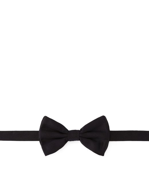 Dolce & Gabbana Black Silk Bow Tie for men