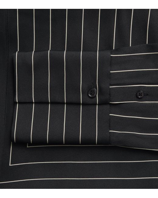 Joseph Black Geometric Print Athena Blouse