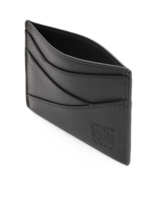 Loewe Black Puzzle Edge Brand-debossed Leather Card Holder for men