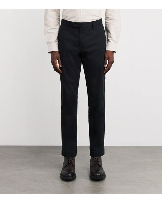 Polo Ralph Lauren Black Stretch-Cotton Slim Chinos for men