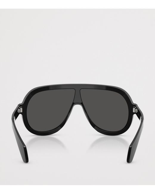 Moncler Black Sunsette Pilot Sunglasses