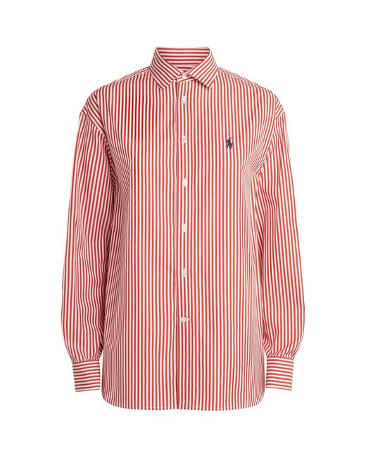 Polo Ralph Lauren Pink Cotton Stripe Shirt