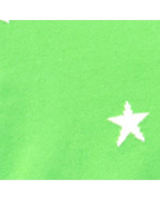 Chinti & Parker Green Star Intarsia Cardigan