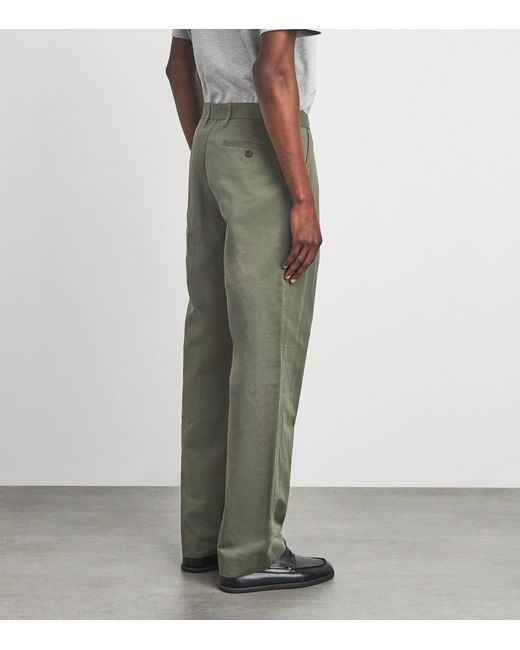 Vince Green Cotton-Linen Louie Chinos for men
