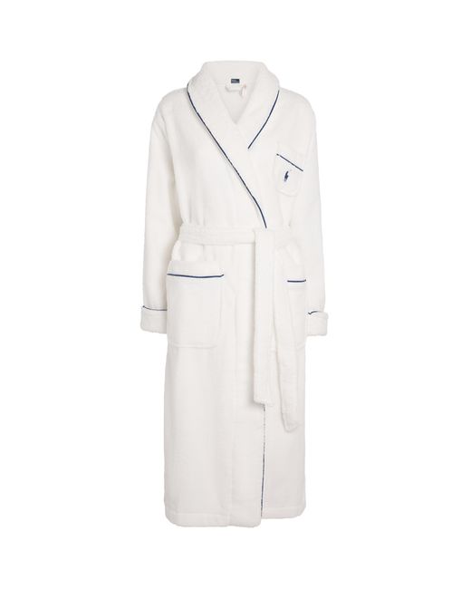 Polo Ralph Lauren White Cotton Terry Robe
