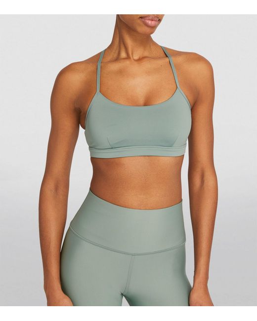 Alo Yoga Green Airlift Intrigue Sports Bra
