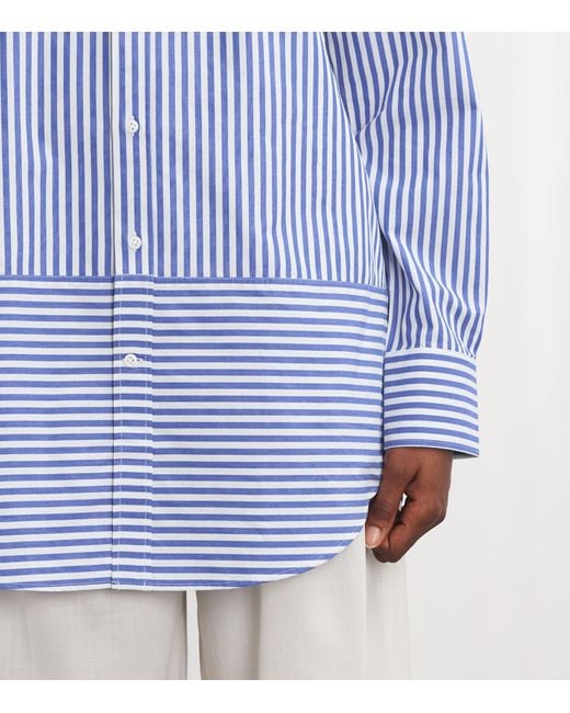 With Nothing Underneath Blue Poplin The Classic Shirt