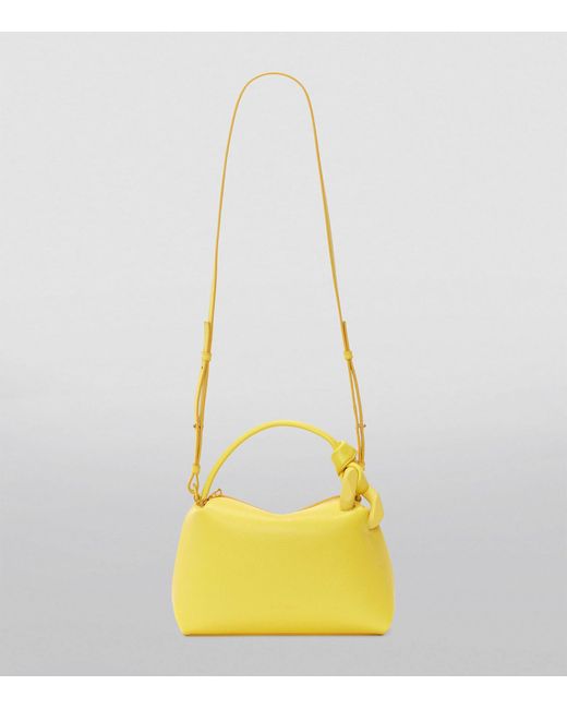 J.W. Anderson Yellow Small Leather Corner Top-handle Bag