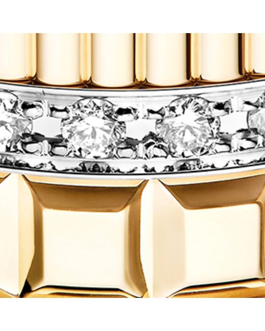 Boucheron Metallic Large And Diamond Quatre Radiant Ring