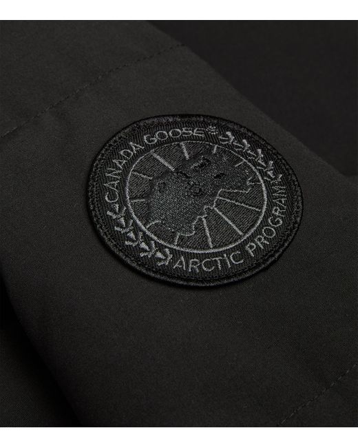 Canada Goose Black Wyndham Parka Jacket for men