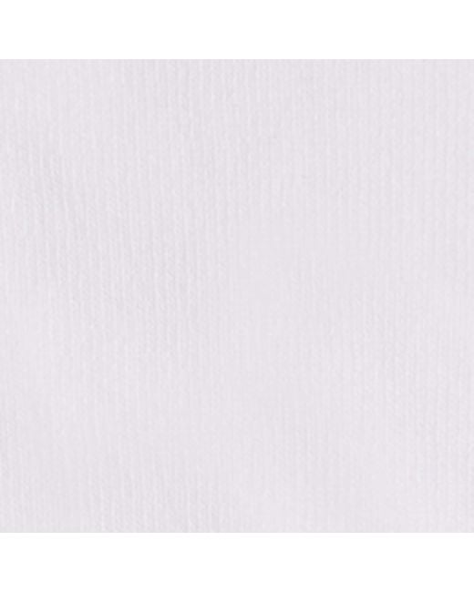Maje White Lace-Trimmed Socks