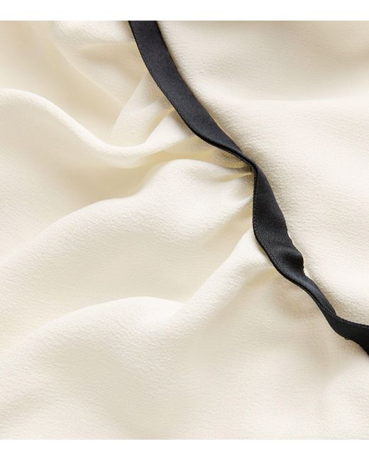 Giambattista Valli White Crepe One-shoulder Maxi Dress