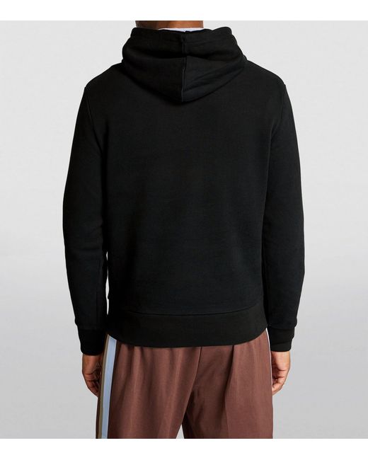 Fred Perry Black Logo Hoodie for men