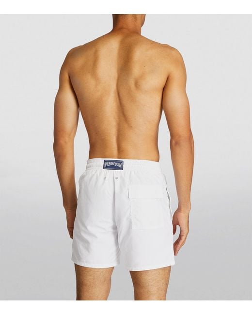 Vilebrequin White Moorea Swim Shorts for men