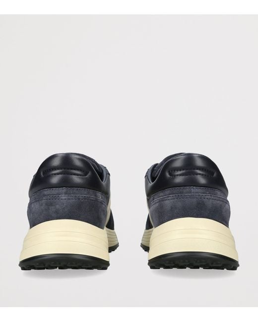 Hogan Blue Suede Hyperlight Sneakers for men