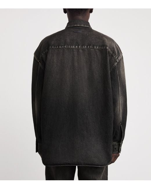 Fear Of God Black Denim Overshirt for men