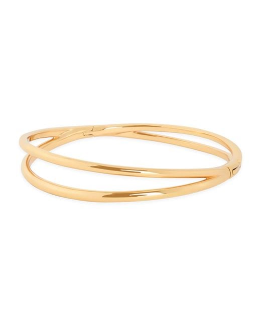 Astrid & Miyu Metallic Crossover Illusion Twist Bangle