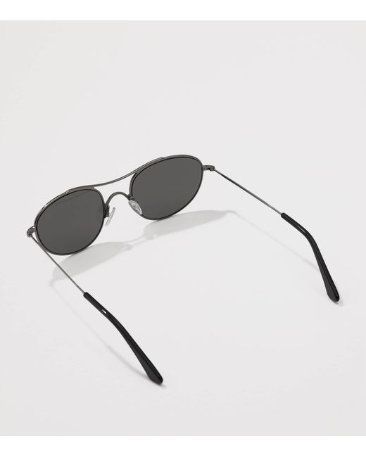 Our Legacy Black Zwan Sunglasses for men
