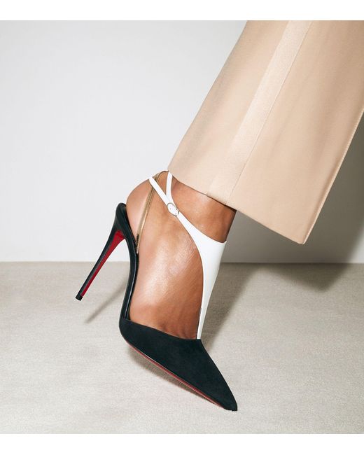 Christian Louboutin Black Athina Suede Pumps 100