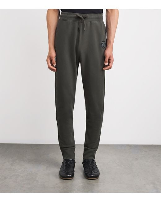 Canada Goose Gray Cotton Huron Sweatpants for men