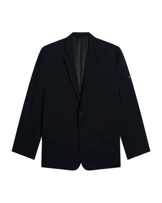 Balenciaga Blue Washed Sb Jacket for men