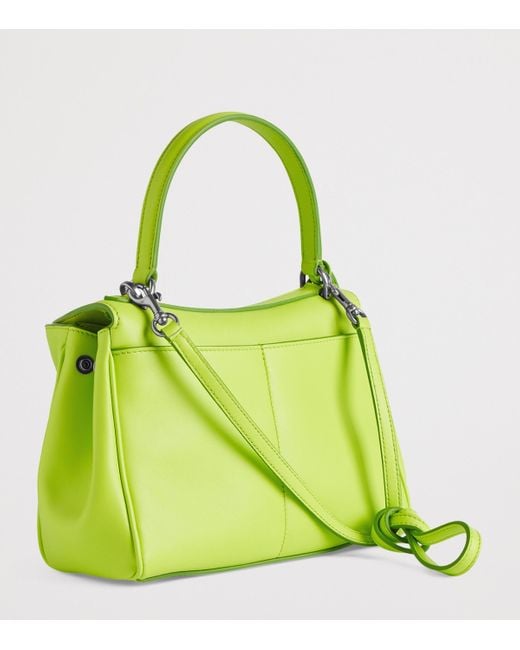 Balenciaga Yellow Mini Leather Rodeo Top-Handle Bag