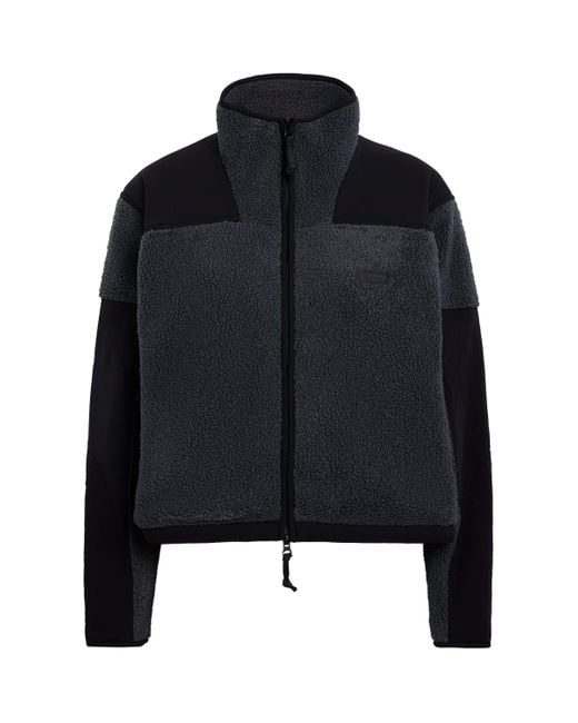 Skims Black Teddy Boxy Zip-Up Jacket