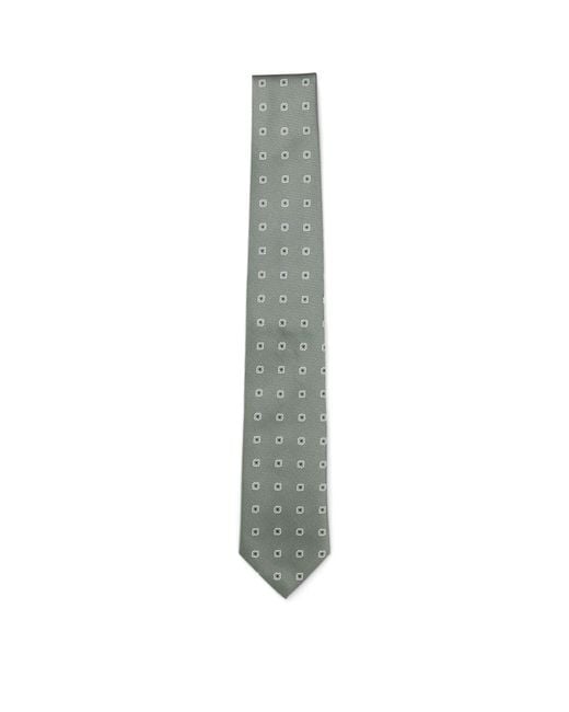 Boss Green Silk Jacquard Tie for men