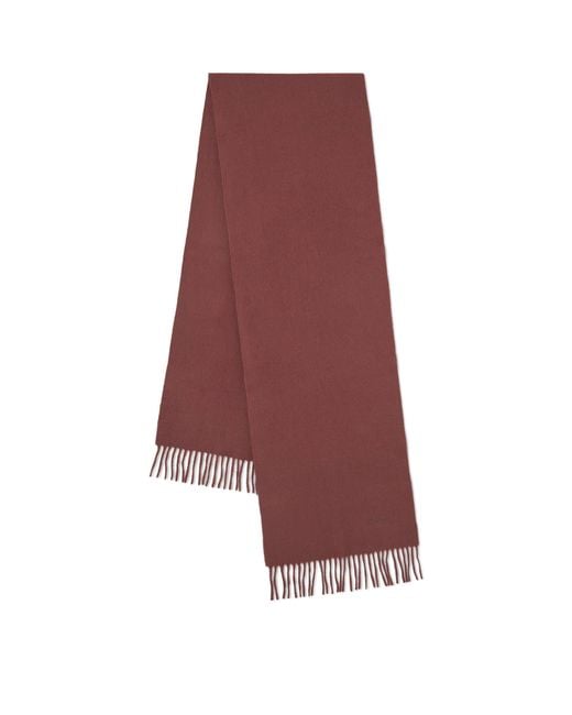 Mulberry Purple Small Merino Wool Scarf