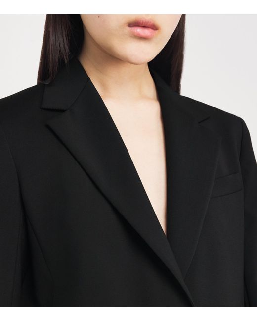 Weekend by Maxmara Black Virgin Wool Blazer