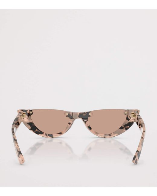 Jimmy Choo Pink Oval Sunglasses