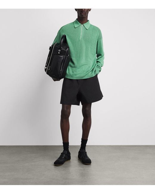 Studio Nicholson Black Starboard Sweatshorts for men