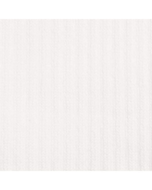 Falke White Ribbed Dynamic Socks for men