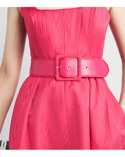 Rebecca Vallance Pink Moiré-Effect Rosalia Gown