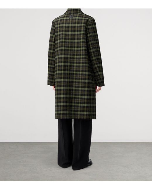 Loewe Blue Wool-Blend Reversible Overcoat for men