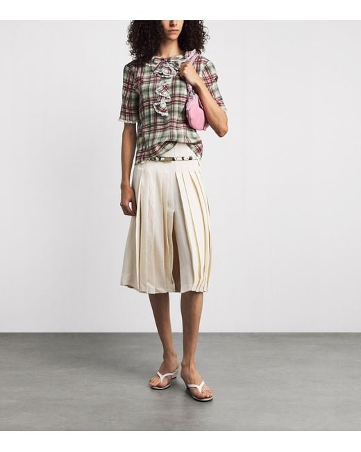 Ganni Metallic Small Kat Belt
