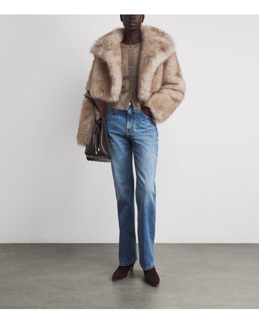 Toccin Natural Faux Fur Bellamy Jacket