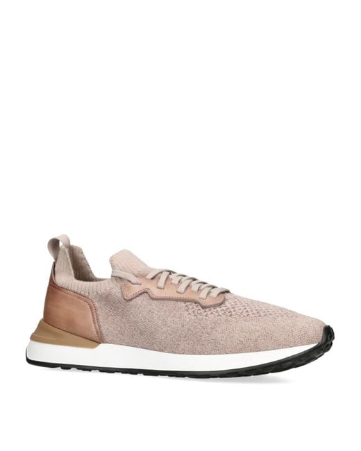Magnanni Shoes Pink Stratus Lyteknit Sneakers for men