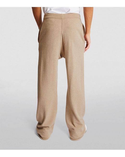 Maison Margiela Natural Wool-cashmere Relaxed Sweatpants for men